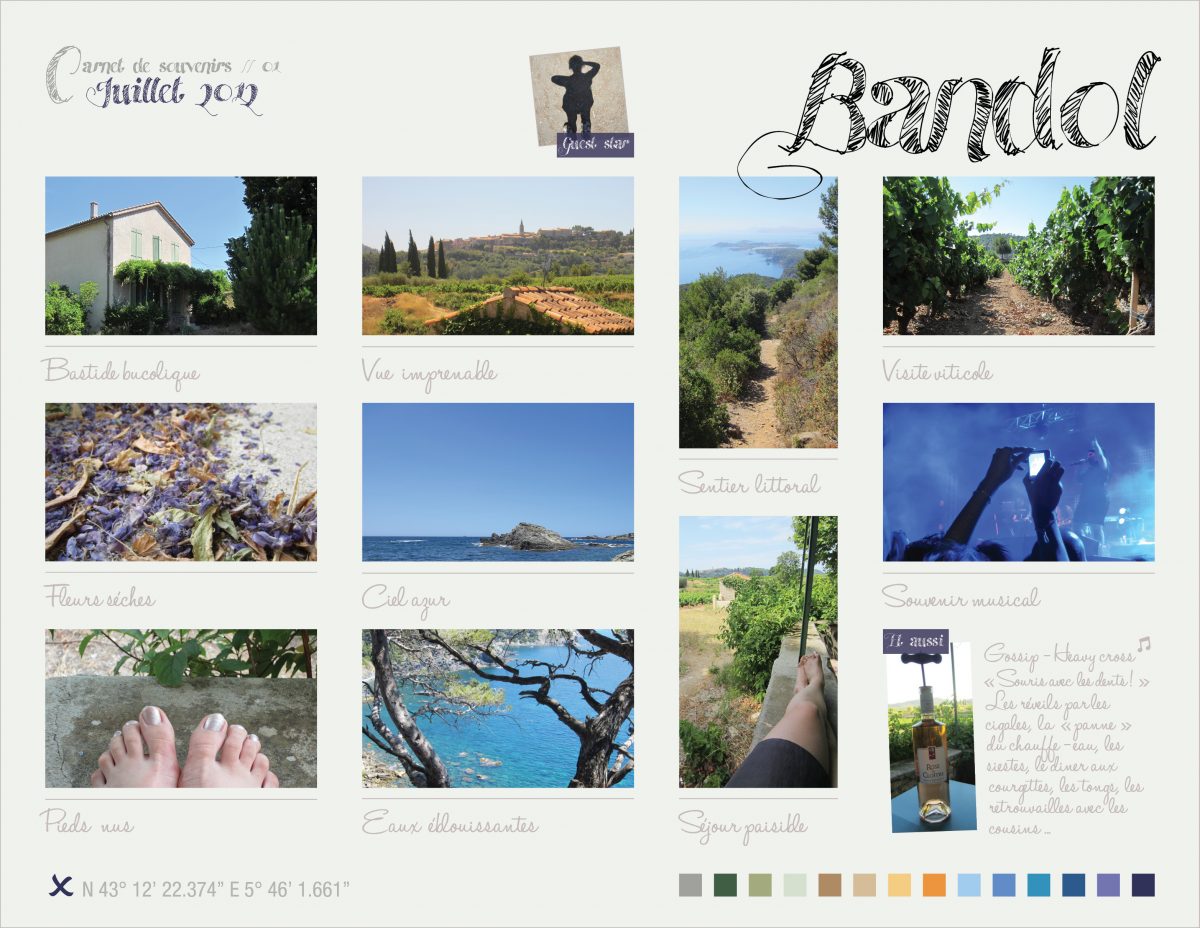 Carnet de souvenirs // 01 – Bandol